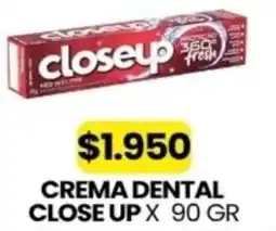 Autoservicio Capo Close up crema dental oferta