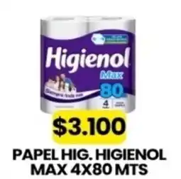 Autoservicio Capo Higienol papel hig. max oferta