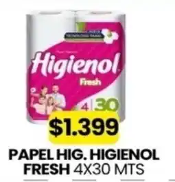 Autoservicio Capo Higienol papel hig. fresh oferta