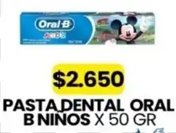 Autoservicio Capo Oral B pasta dental ninos oferta