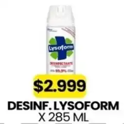 Autoservicio Capo Lysoform desinf. oferta