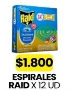 Autoservicio Capo Raid espirales oferta