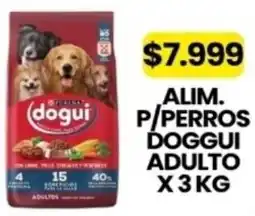 Autoservicio Capo Alim. p/perros doggui adulto oferta