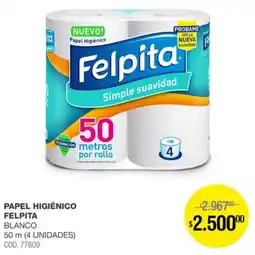 Atomo Conviene Felpita papel higiénico blanco oferta