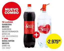 Atomo Conviene Secco gaseosa + soda sifón oferta