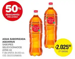 Atomo Conviene Aquarius agua saborizada oferta