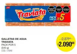 Atomo Conviene Traviata galletas de agua oferta