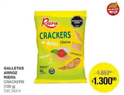 Atomo Conviene Riera arroz galletas crackers oferta