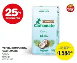 Atomo Conviene Cachamate yerba mate coco oferta
