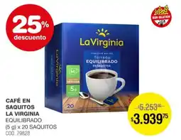 Atomo Conviene LaVirginia café en saquitos equilibrado oferta