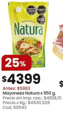 Coto Natura Mayonesa oferta