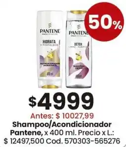 Coto Pantene shampoo / acondicionador oferta