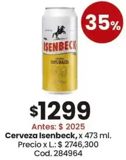 Coto Isenbeck cerveza oferta