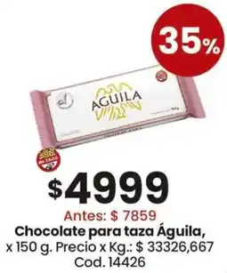 Coto Águila chocolate para taza oferta