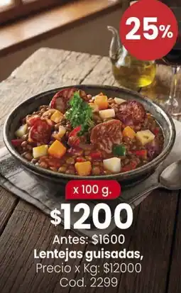 Coto Lentejas guisadas oferta