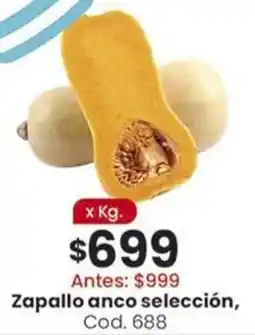 Coto Zapallo anco selección oferta