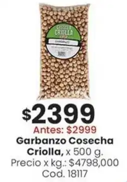 Coto Cosecha criolla garbanzo oferta