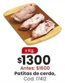 Coto Patitas de cerdo oferta