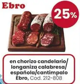 Coto Ebro en chorizo candelario/ longaniza calabresa/ española/cantimpalo oferta