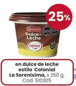 Coto La serenísima en dulce de leche estilo colonial oferta