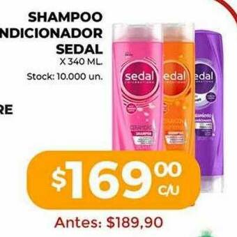 Super MAMI Shampoo Acondicionador Sedal oferta