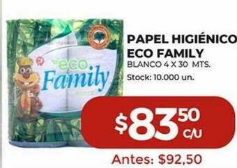 Super MAMI Papel Higiénico Eco Family oferta