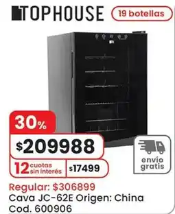 Coto Tophouse cava JC-62E oferta
