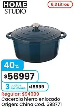 Coto Home studio cacerola hierro enlozado oferta