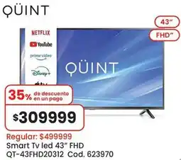 Coto Qüint smart tv led 43" oferta