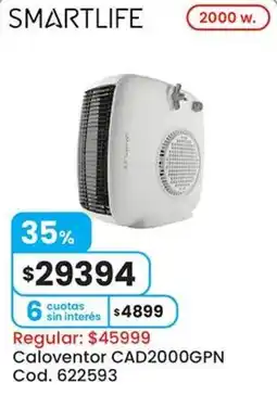 Coto Smartlife caloventor CAD2000GPN oferta