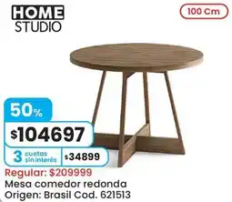 Coto Home studio mesa comedor redonda oferta
