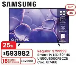 Coto Samsung smart tv led 50" oferta