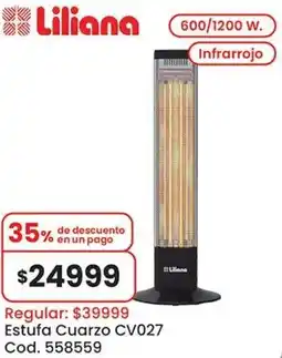 Coto Liliana estufa cuarzo CV027 oferta