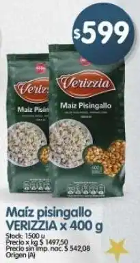 Supermercados Buenos Días Verizzia maíz pisingallo oferta
