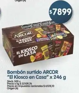 Supermercados Buenos Días Arcor el kiosco en casa bombón surtido oferta