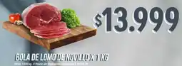 Supermercados Buenos Días Bola de lomo de novillo oferta