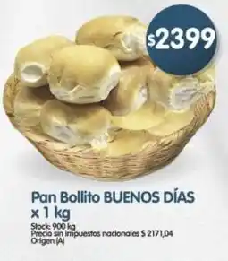 Supermercados Buenos Días Buenos días pan bollito oferta