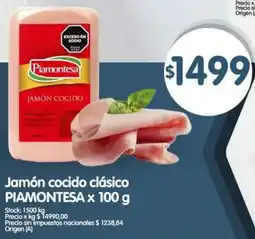Supermercados Buenos Días Piamontesa jamón cocido clásico oferta