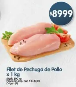 Supermercados Buenos Días Filet de pechuga de pollo oferta