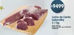 Supermercados Buenos Días Lomo de cerdo oferta