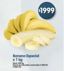 Supermercados Buenos Días Especial banana oferta