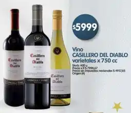 Supermercados Buenos Días Casillero del diablo vino varietales oferta