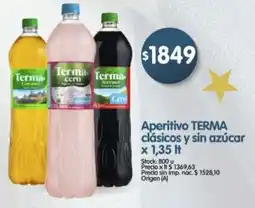 Supermercados Buenos Días Terma aperitivo clásicos y sin azúcar oferta