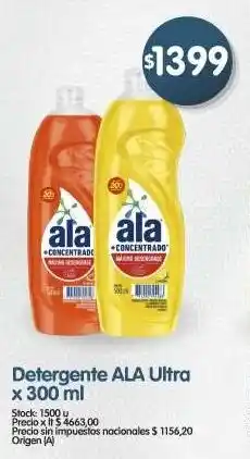 Supermercados Buenos Días Ala ultra detergente oferta