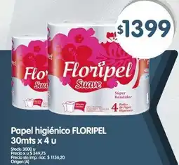 Supermercados Buenos Días Floripel papel higiénico oferta