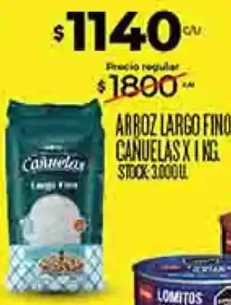 Supermercados DIA Cañuelas arroz largo fino oferta