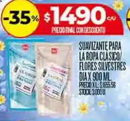 Supermercados DIA Dia suavizante para la ropa clasico flores silvestres oferta