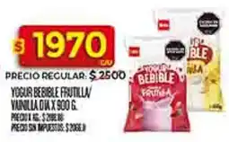 Supermercados DIA Dia yogur bebible frutilla/vainilla oferta