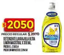 Supermercados DIA Magistral detergente lavavajilla ultra limon oferta