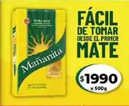 Supermercados DIA Mañanita fácil de tomar desde el primer mate oferta